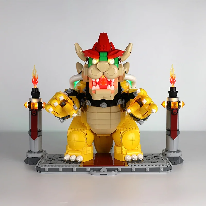 

Комплект светодиодных фонарей для 71411, строительные блоки Mighty Bowser, детский набор игрушек «сделай сам», только комплект освещения, не модель