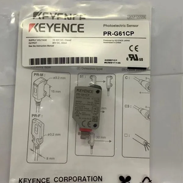 

2026 One New Pr-g61cp Photoelectric Switch Sensor Fast Ship #yp1 Brand New Original Spot Plc