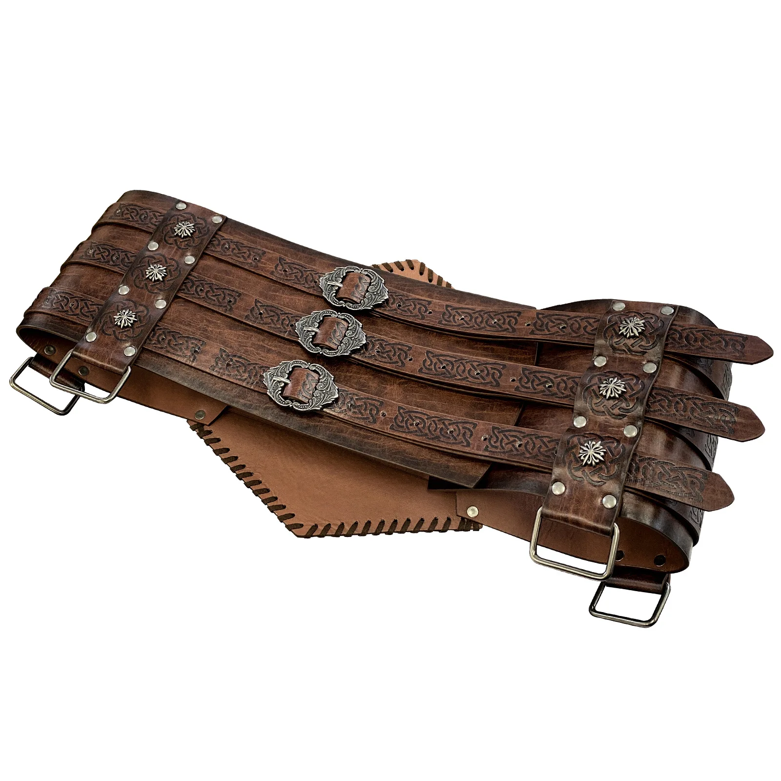 Medieval Corset Belt Viking Knight Cosplay Costume Accessories for Men Women Steampunk Medieval Waistband Pouch Bags Halloween