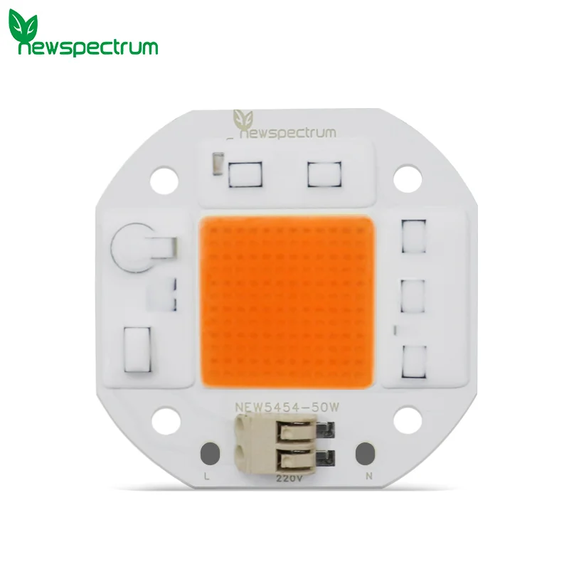 Welding Free LED Chip COB Driveless 50W Full Spectrum LED Grow Light Chip COB AC 220V Warm White for DIY Plant Lamp Floodlight