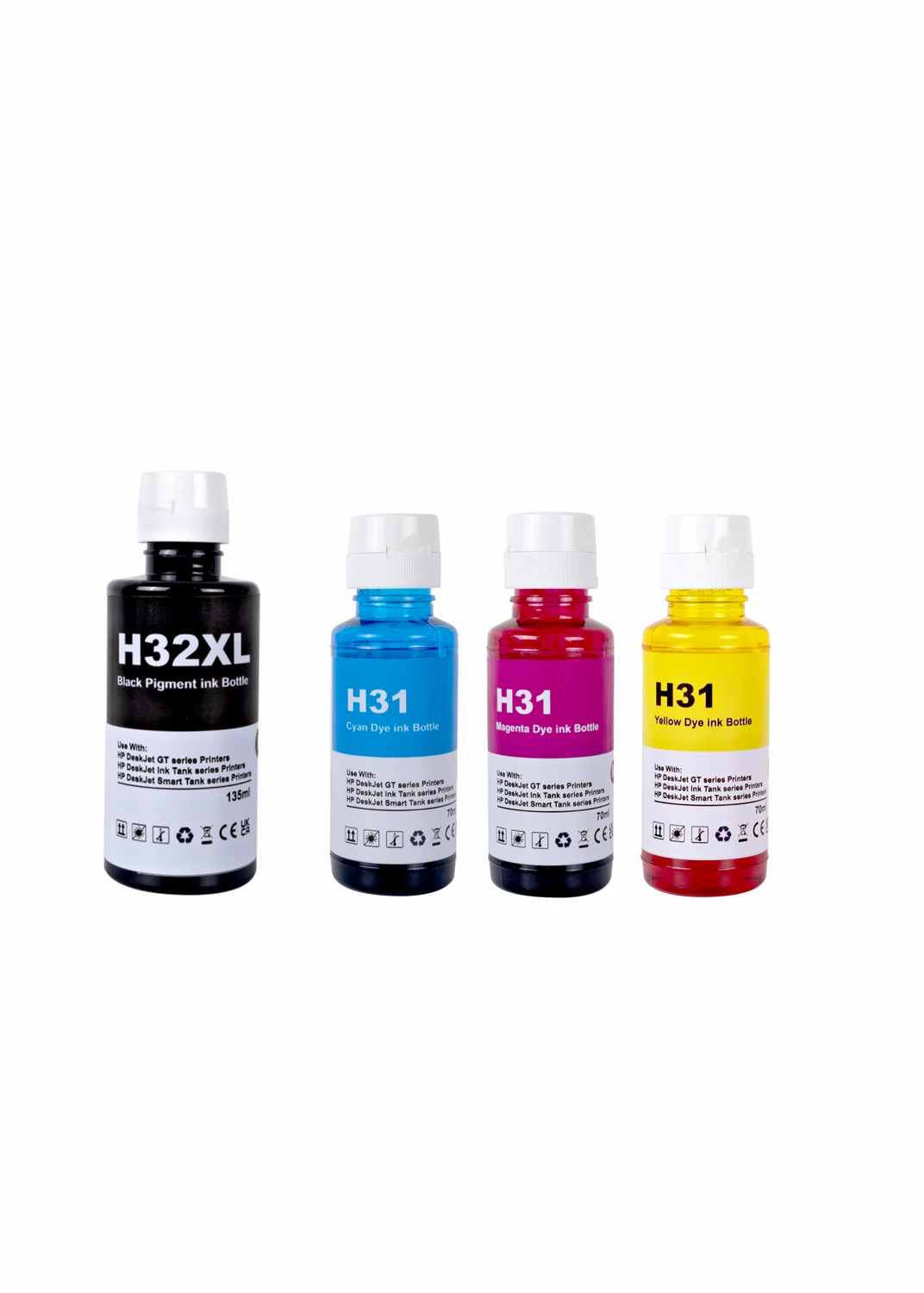 

Чернильные картриджи HP 32XL 31, совместимые с 31 32XL, чернила на основе красителя, подходят для HP 7301 6001 7602 5101 7001 551 651 455 457 450
