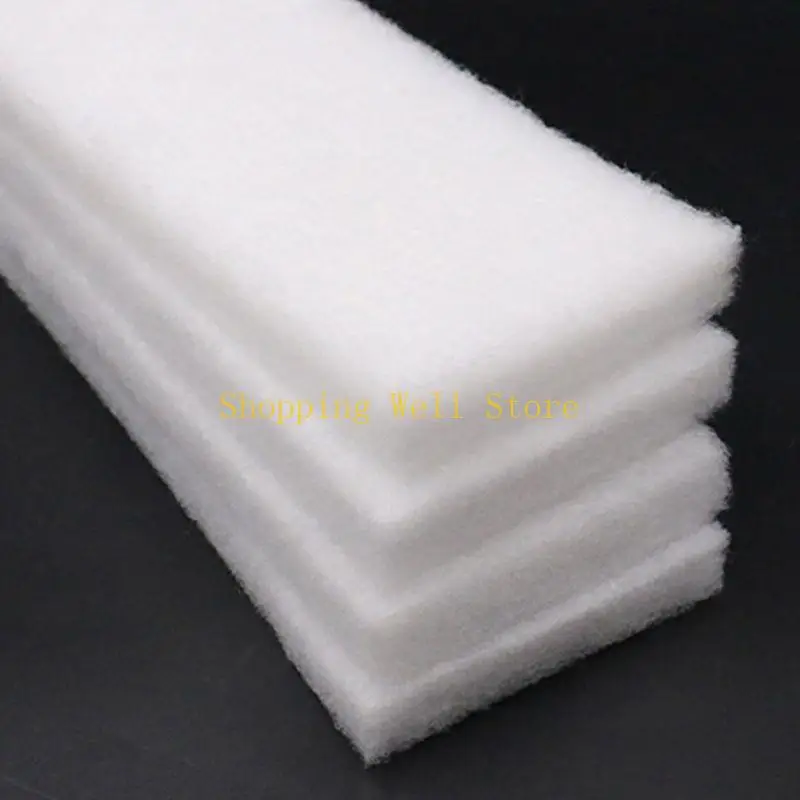 Kx4b Fish for Tank Filter Media Pad Posling Podsing Pad для аквариума срезается, чтобы поместиться для террариудов с соленой для