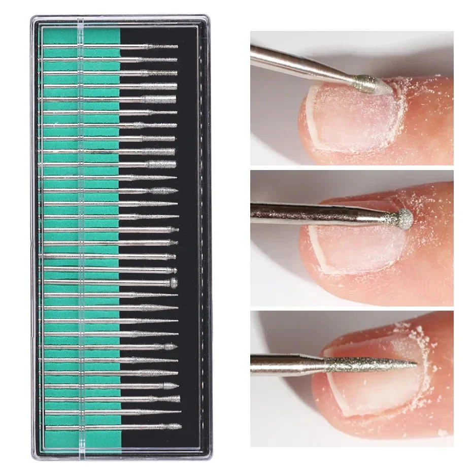 Nail Art Drill Bits Replace Sandpaper Head Set Gel Tips Grinding Polishing Tool Pedicure Machines Accessories