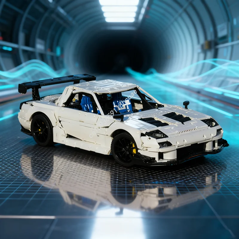 

3874pcs MOC Mazda RX 7 tuned RE Amemiya Technical Model Christmas gift Building blocks toy Construction creative idea Brick Kids