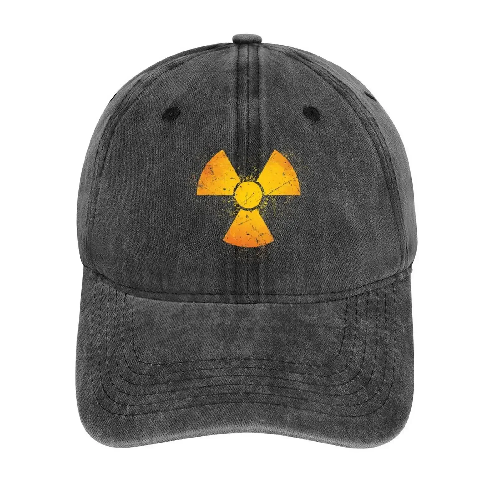 Radioactive Atomic Nuclear Symbol Cowboy Hat western   Baseball Cap Beach Bag For Women 2024 Men's