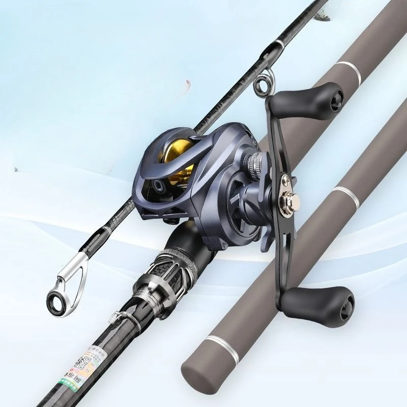 

Strong rod carbon luya rod set, straight handle spinning wheel handle water drop wheel