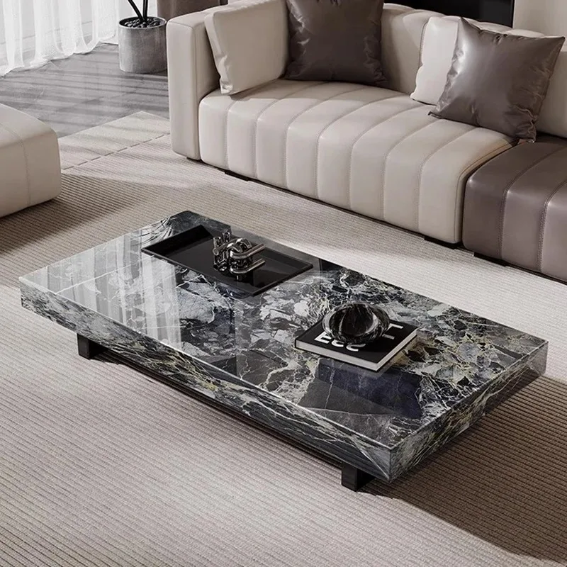 Save Space Aesthetic Coffee Table Luxury Modern Living Room Lounge Accent Side Table Center Mesas Bajas Chinese Style Furniture