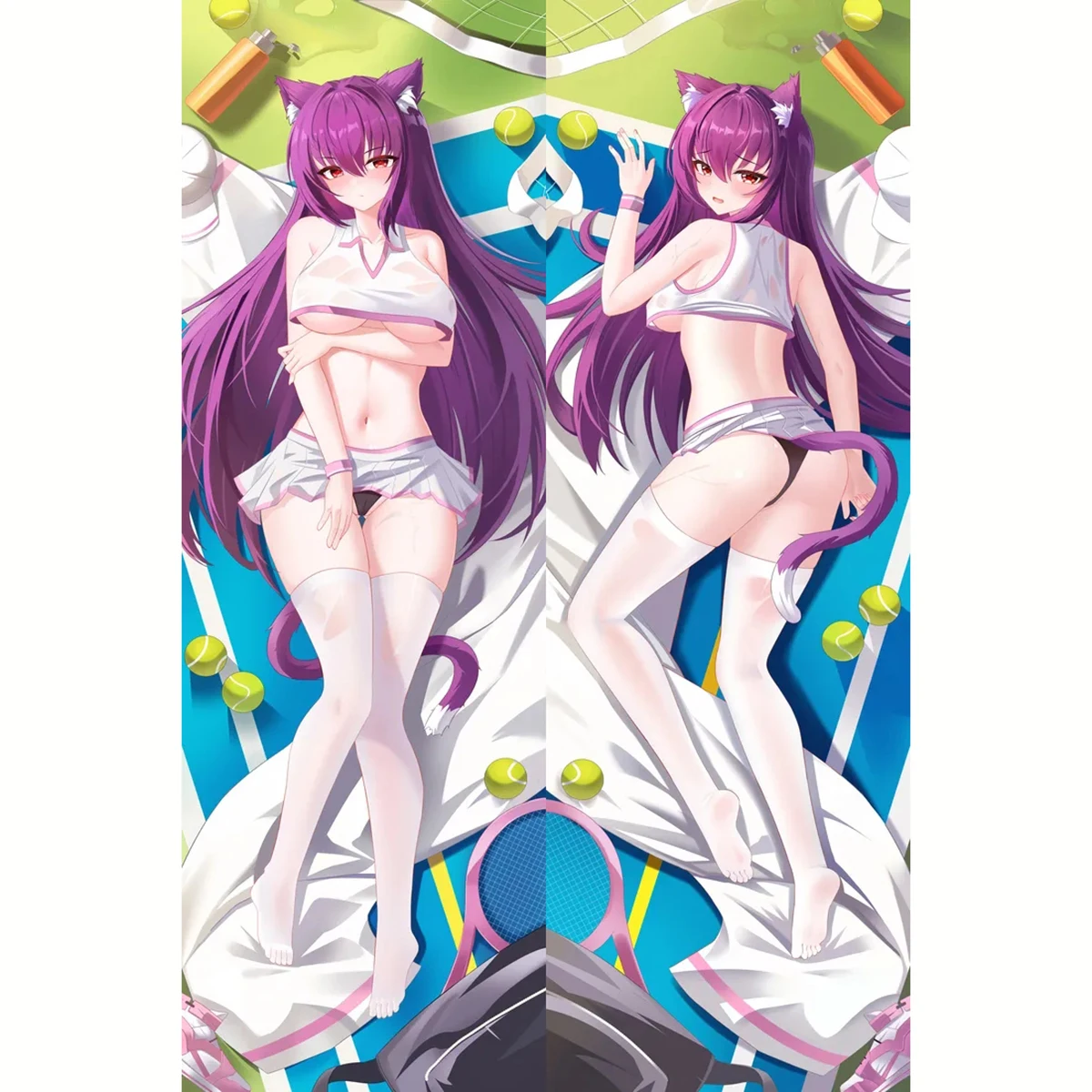 Cute Scáthach Fate/Grand Order Square Pillowcase Peach Skin 2WAY Decor Pillow Case Room Cushion Case