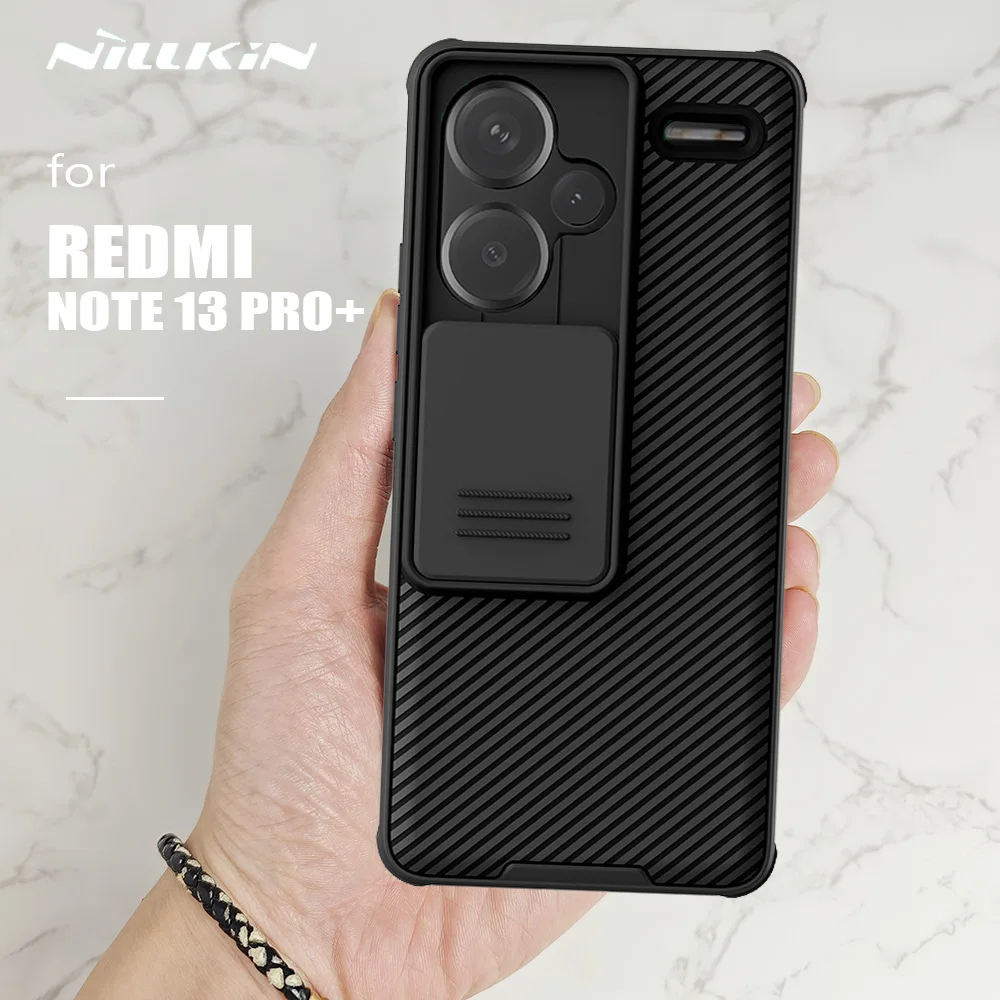 for Xiaomi Redmi Note 13 Pro Plus 5G Case Nillkin CamShield Case Slide Camera Case for Redmi Note 13 Pro Plus 5G Lens Cover