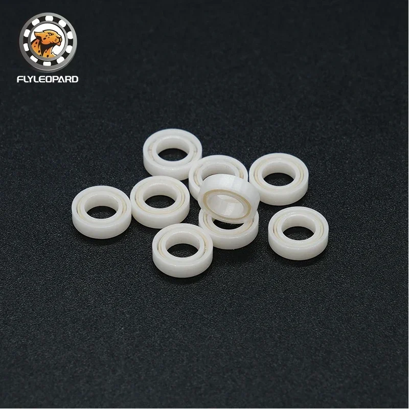 3PCS MR74W2CE 4x7x2mm Full Ceramic Ball Bearing ZrO2 Silicon Nitride Corrosion Proof for Dental Lab/High Temp Motor