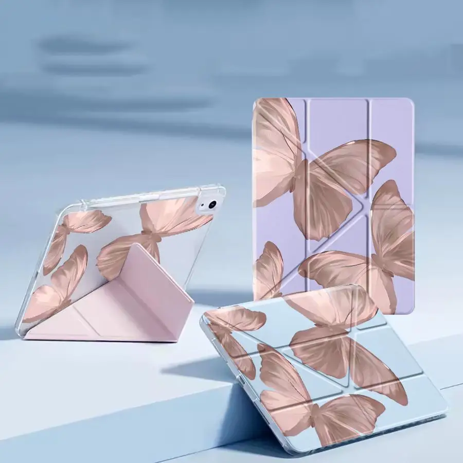 

Cartoon Butterfly Pattern Tablet Case For iPad Mini 6 7 Air 4 5 M3 M2 1 2 M4 11inch Pro 11th 10th 9th 8th 7th 12.9inch Pro 2025