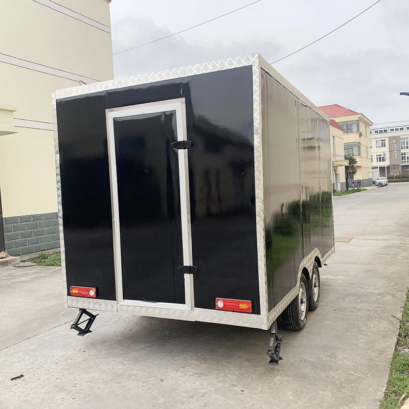 Customized Mobile Food Cart 2025 Best Selling Outdoor Mobile Fast Food Trailer Truck Customized Cart