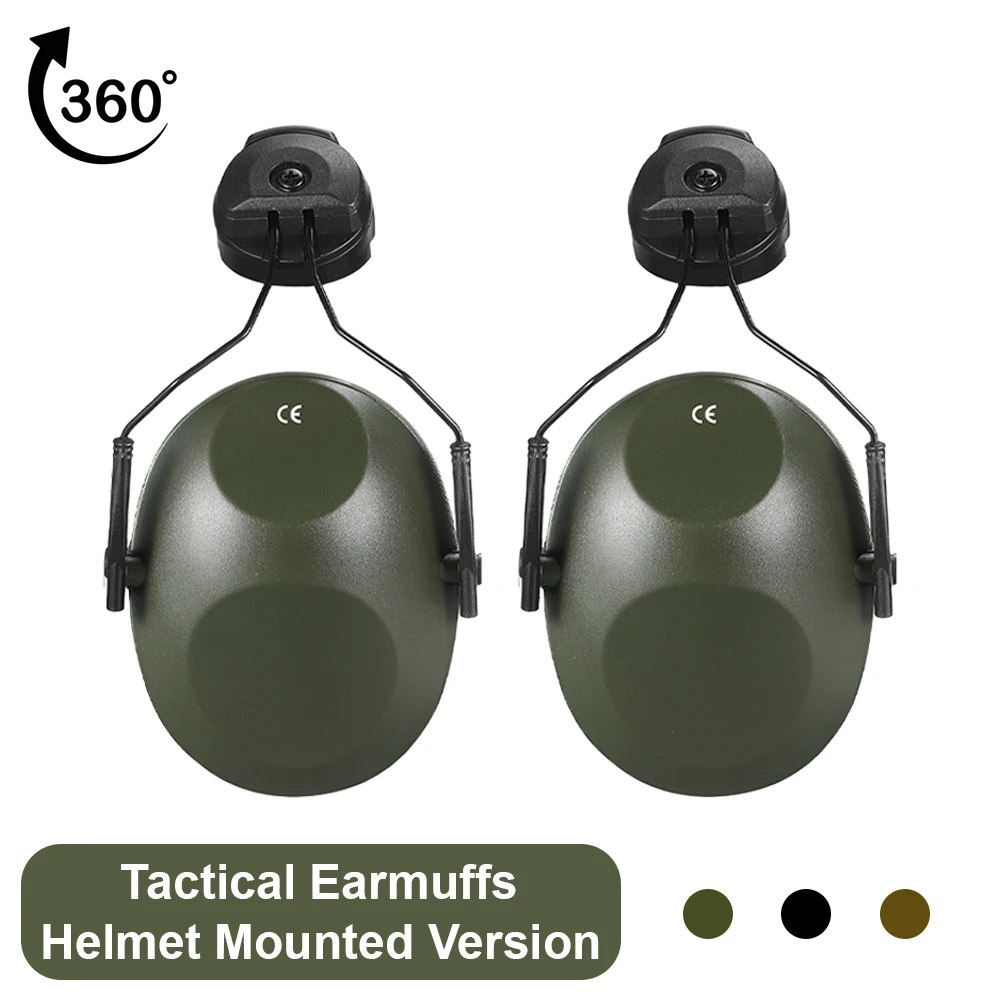 

V10 Anti-Noise Ear Muff Tactical Hunting Ear Defenders Hearing Protection Soundproof For Shooting fit for FAST/ACH/MICH Helmet
