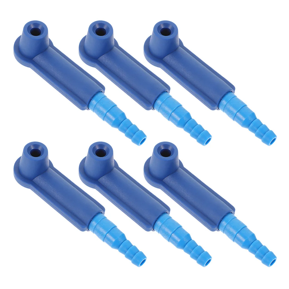 Kit di attrezzi per liquido freni da 6 pezzi Design compatto per un facile cambio dell'olio Spurgo dei freni Adattatore connettore universale Riparazione del raccordo della valvola
