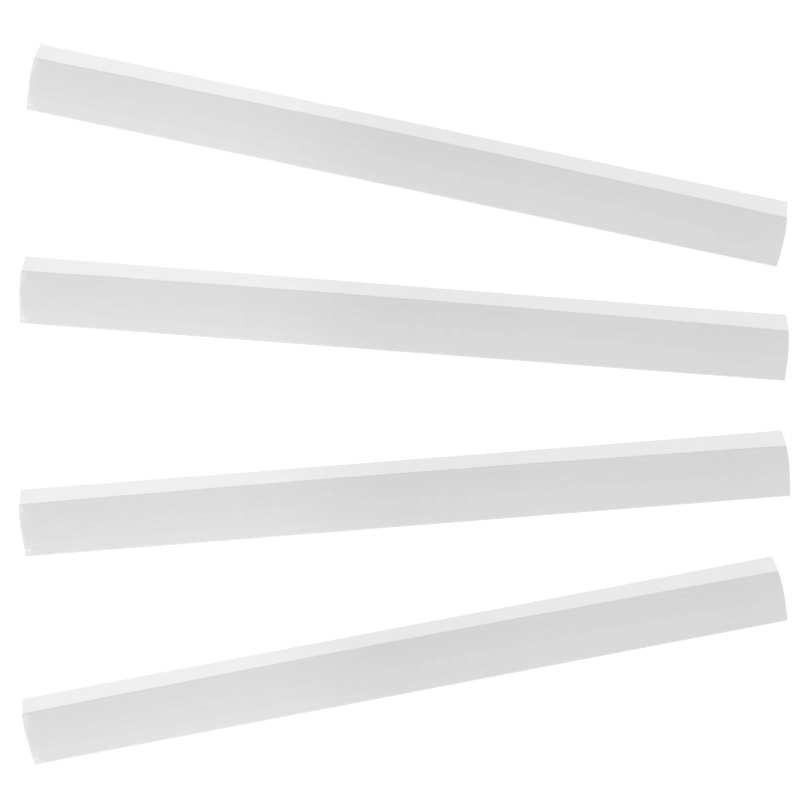 

4pcs Dustpan Garbage Shovel Accessories 26cm Grey Rubber Lip Replacement Edge Strips Broom Repair Parts Dustpan Rubber Edge