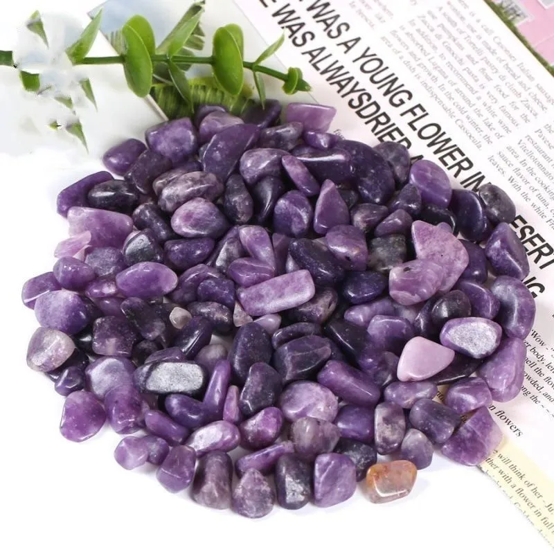 1000g Natural  Lilac Gravel Raw Gem Mineral Specimen Crystal Stone Healing Magic Advanced Collection