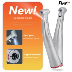 Fibra óptica Contra ángulo Dental, contraángulo Dental 1:5, anillo rojo, aumento de velocidad, pieza de mano para Micromotor NSK X95L