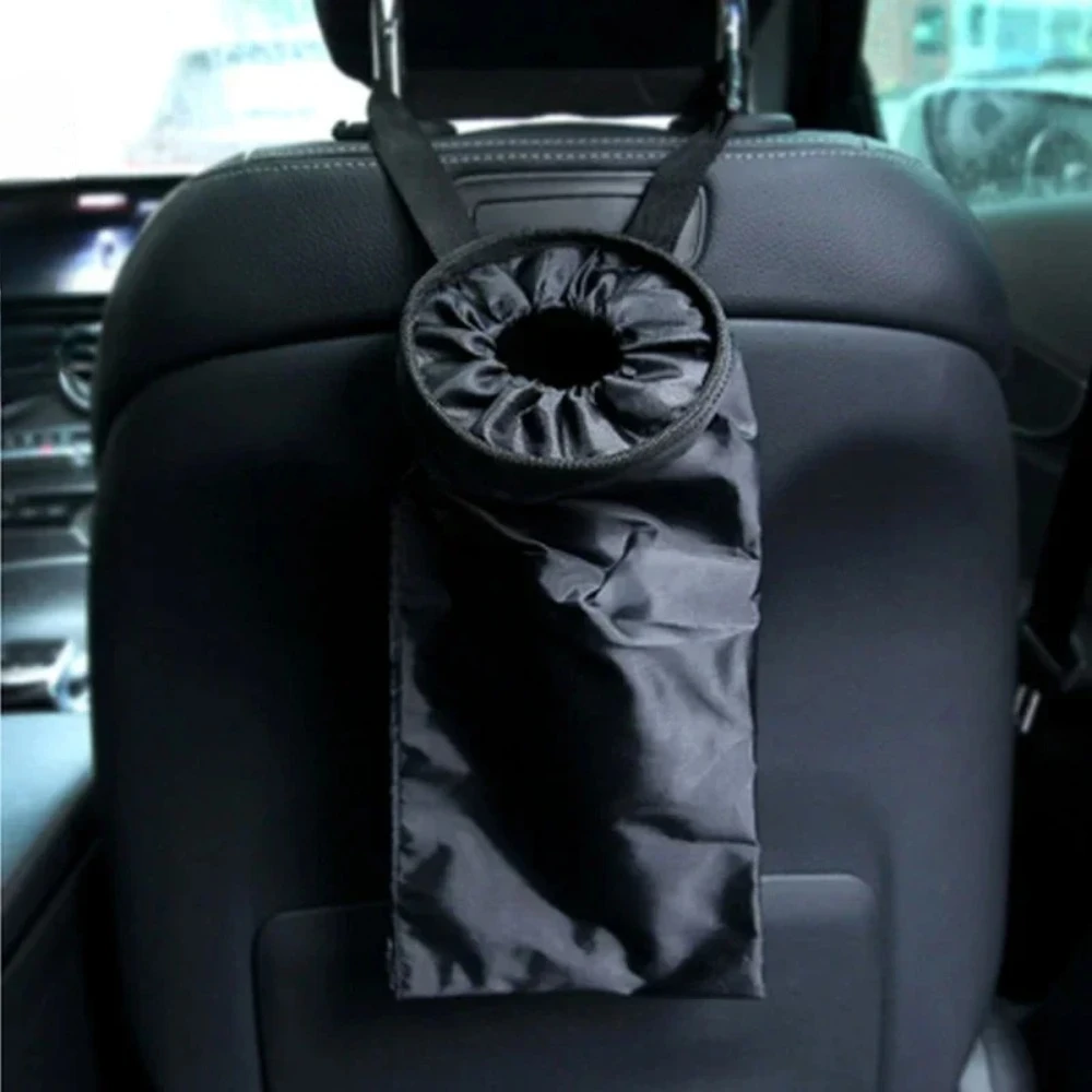Hängende Tasche mit integriertem Autokissen, Aufbewahrungstasche für den Autositz, praktische Kopfstützen-Tasche für die tägliche Autopflege