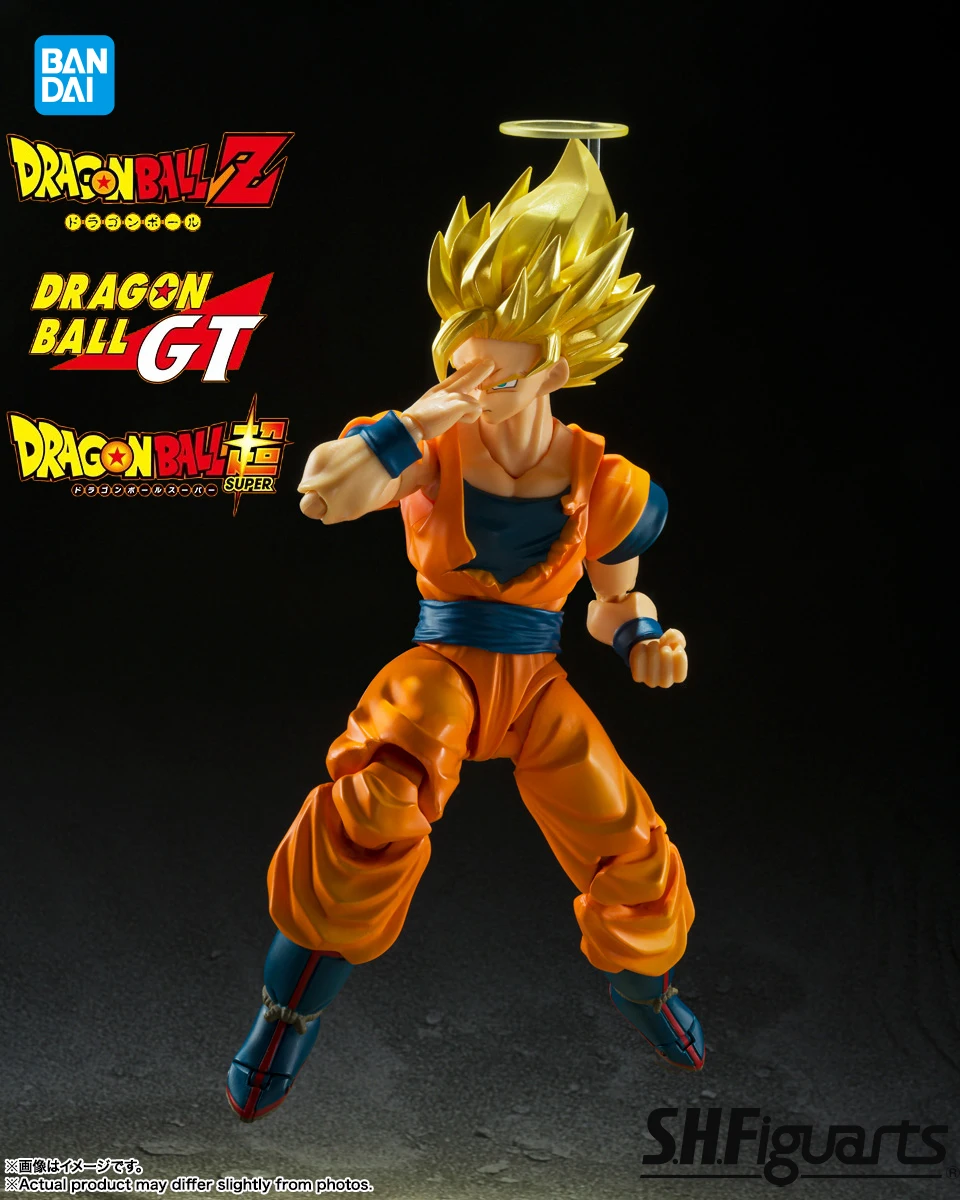 

Genuine Bandai Dragon Ball S.H.Figuarts Super Saiyan 2 Son Goku CM PVC Figure Highly Detailed Collectible Model Toy Gift