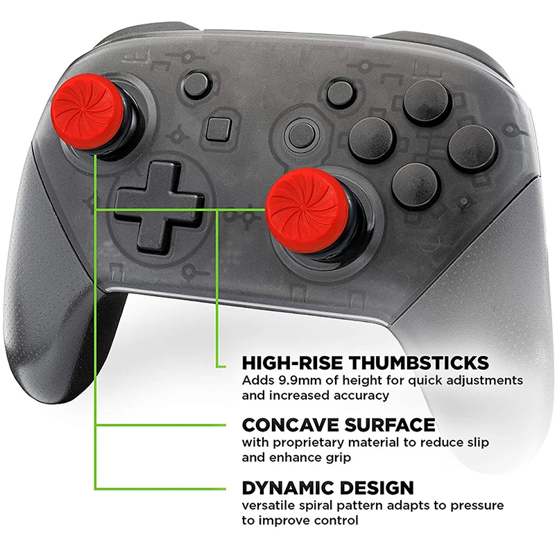 Freek Galaxy-Thumb Grip Caps, capa analógica de silicone para Xbox Series S e X Controller, desempenho