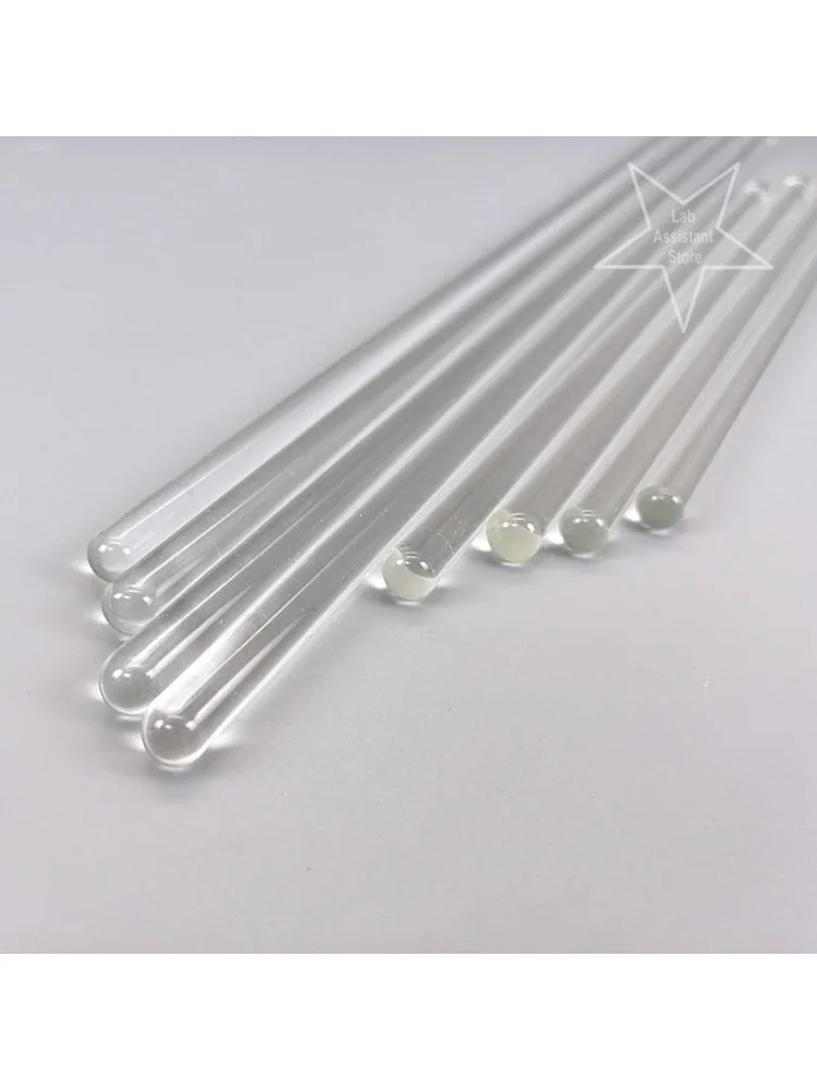 5 sztuk/10 sztuk laboratorium stały pręt ze szkła borokrzemowego 150mm 200mm 300mm 400mm materiały laboratoryjne do nauczania — zdjęcie produktu 7
