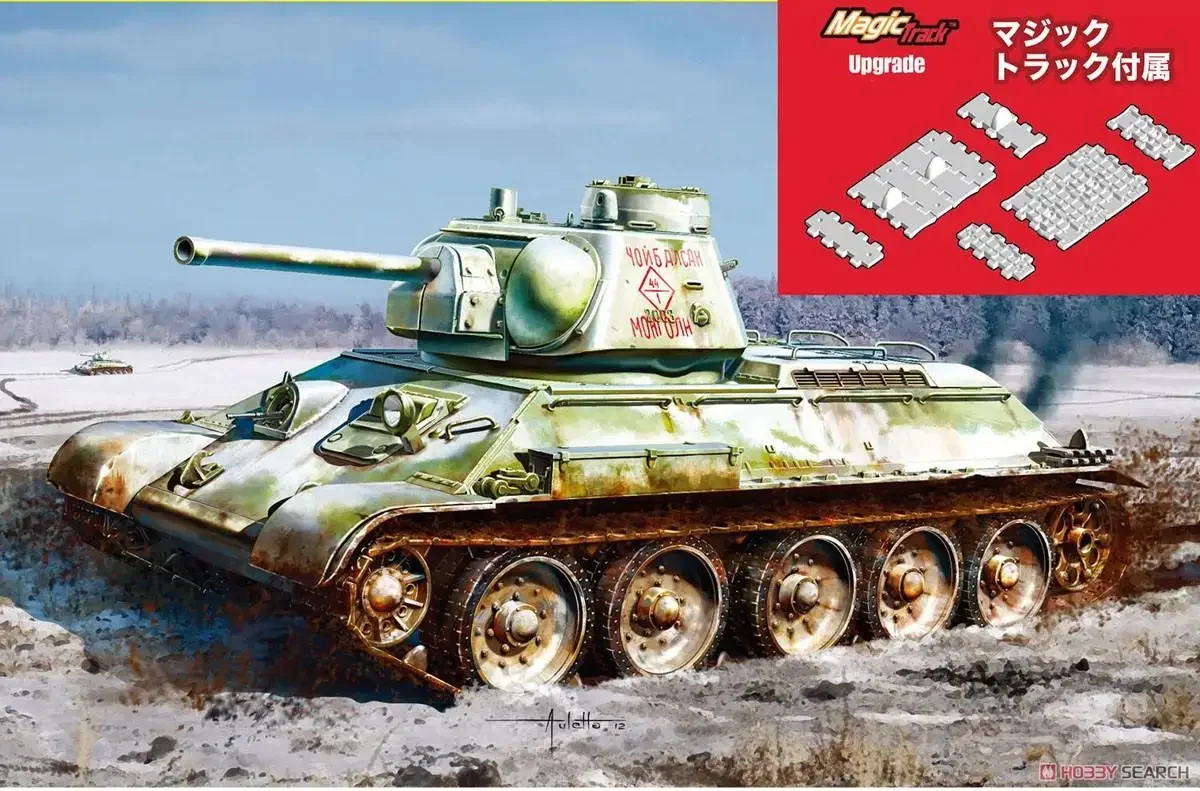 التنين 6621 1/35 T-34/76 No.112 Factory Mod.1943 مع طقم نماذج كوماندر كوبولا