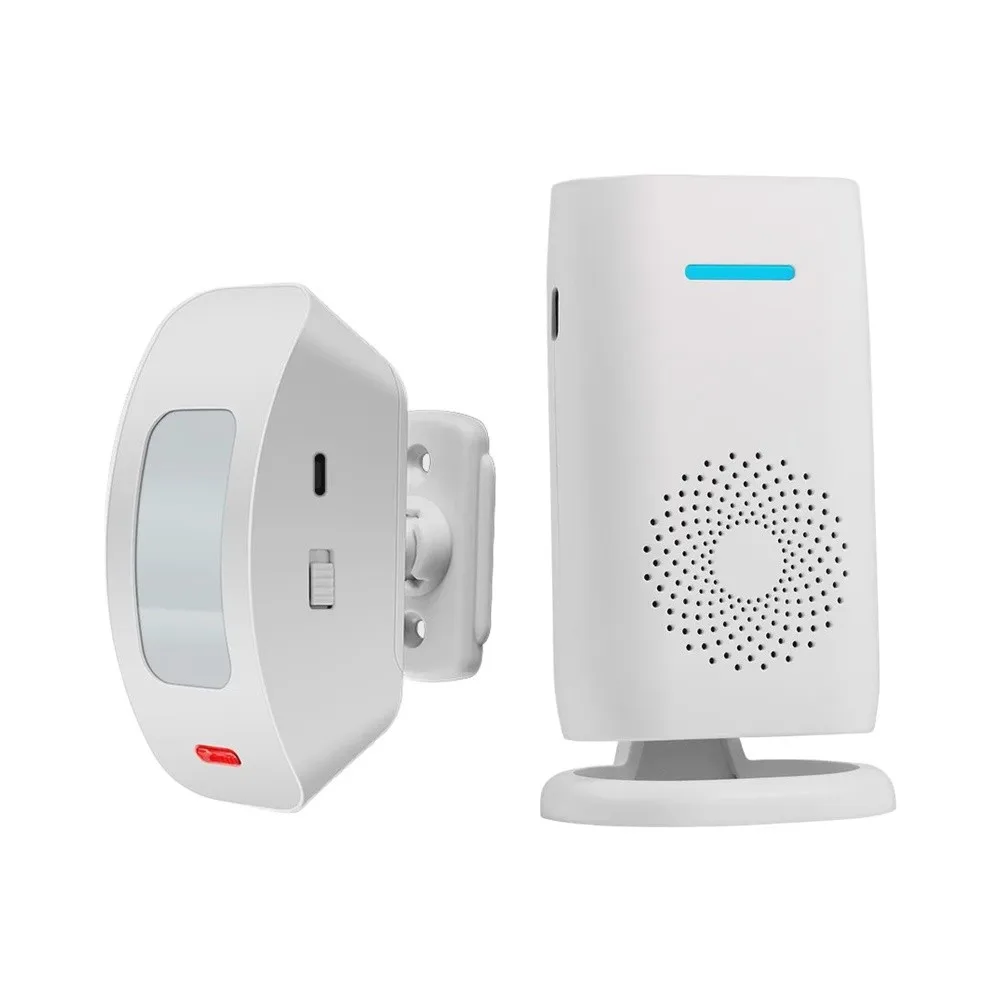 For Busy Households Wireless Motion Doorbell Easy Installation Doorbell Device Wireless Doorbell Smart Welcome Alarm