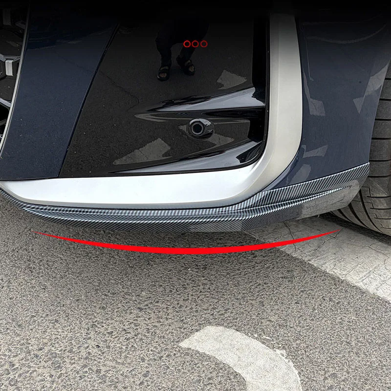 For Audi A6 A6L C9 2026 2027 Car front bumper collision protection angle ABS material adhesive installation view 5
