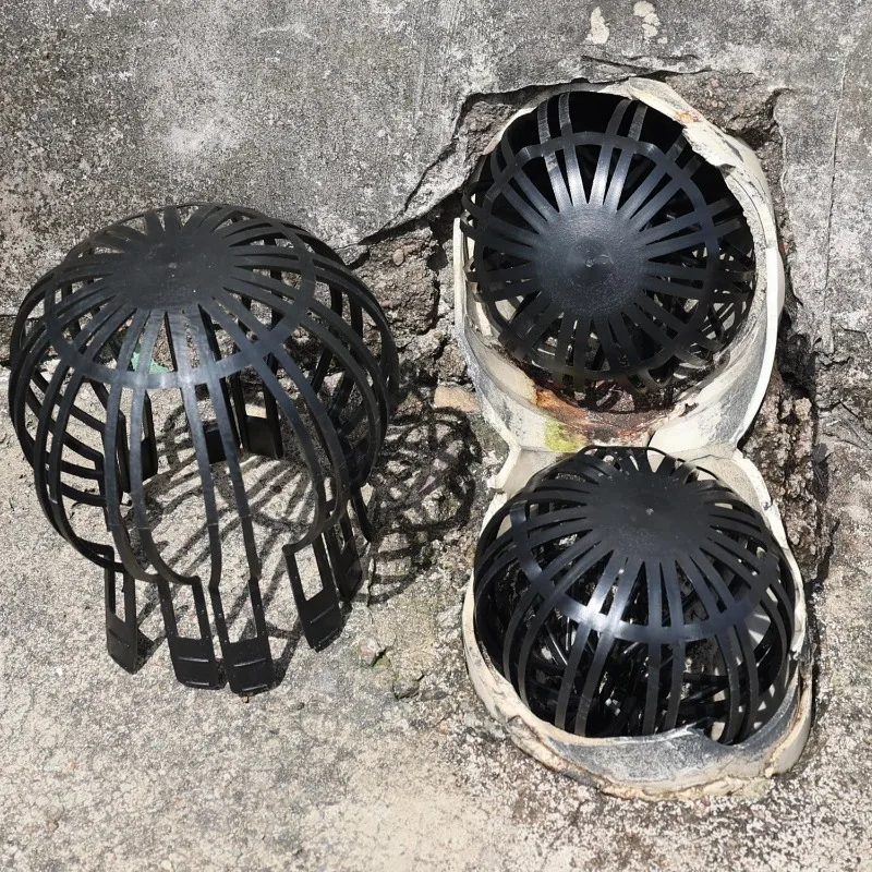 1/5PCS Roof Gutter Drain Cover Guard Plastic Leaf Filter Screen Anti Blockage Pipe Protector for Outdoor Rain Drain Eave Balcony