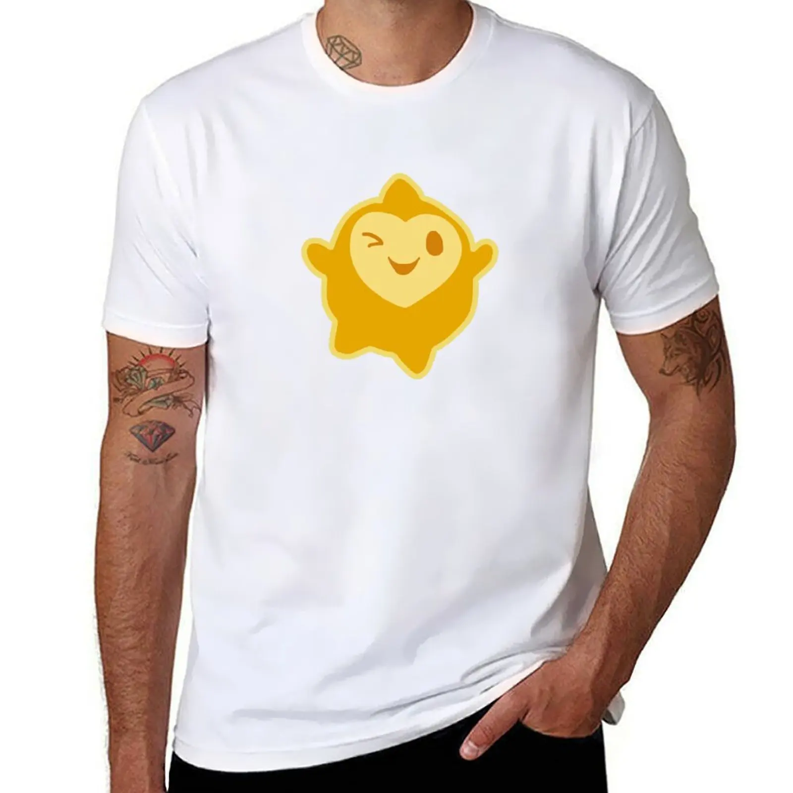 

Wish Movie Star Wink Face T-Shirt t shirts for man pack cotton t shirt for man T-Shirt
