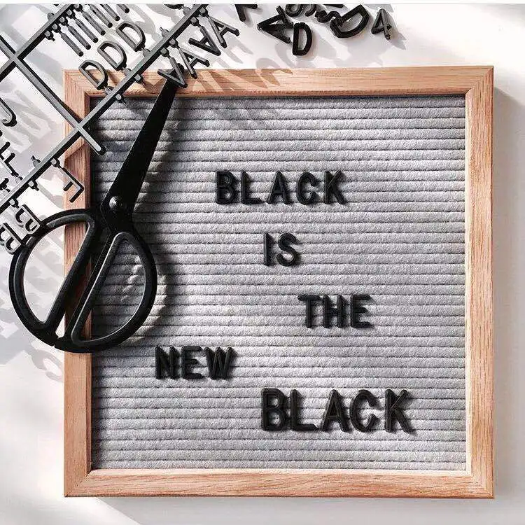 

New Arrival Ins Wooden Felt Letter Message Board DIY Note Board