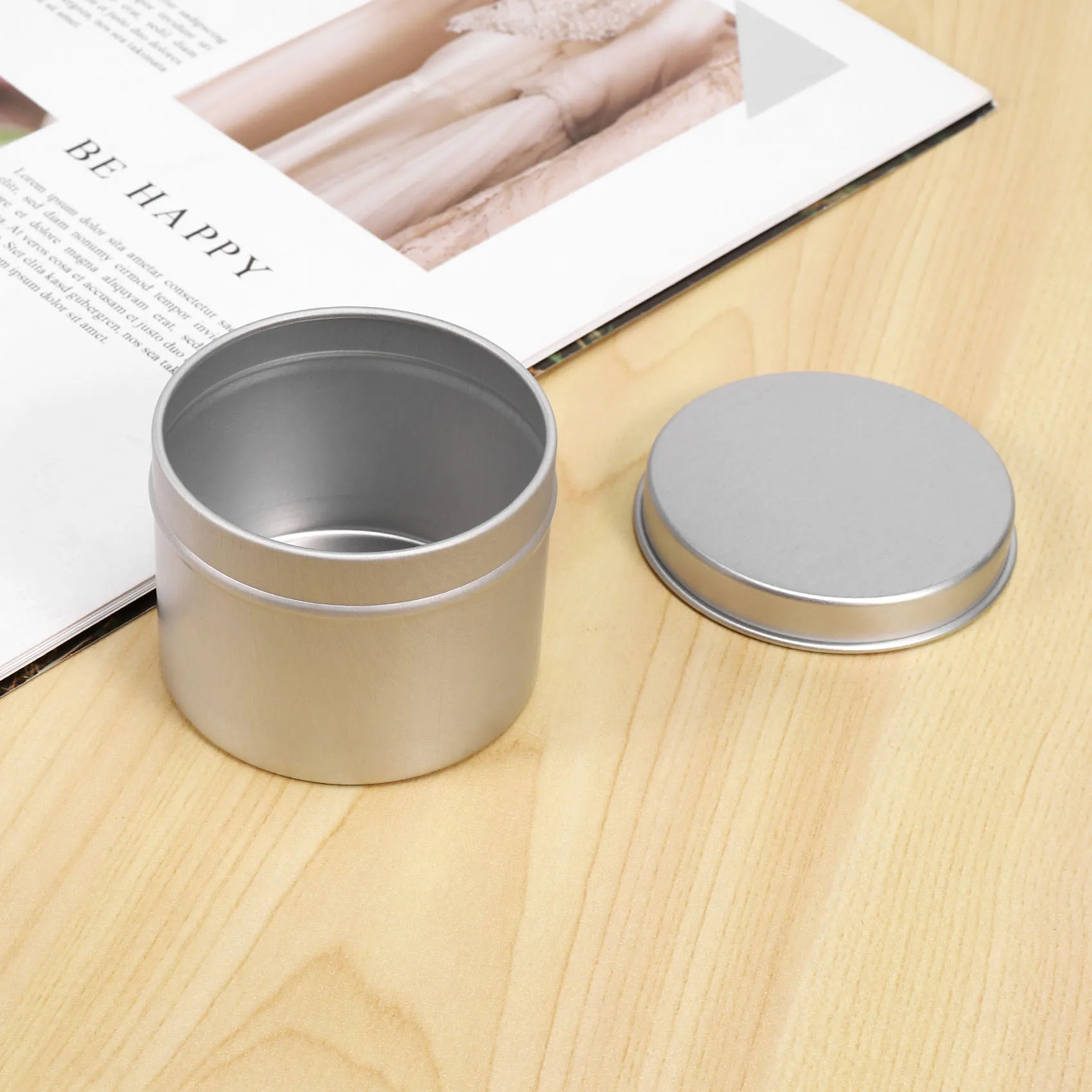 BAAG-18 Piece Candle Tin , 4 Oz, Candle Containers For DIY Candle Making,Candle Container,Handmade Candle Making Tools