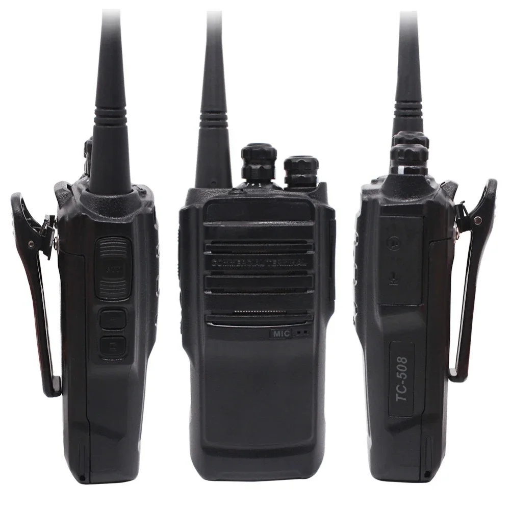 TC-508 Портативная двусторонняя радиосвязь и бизнес-радио TC-500S UHF VHF Ручная рация с литий-ионным аккумулятором