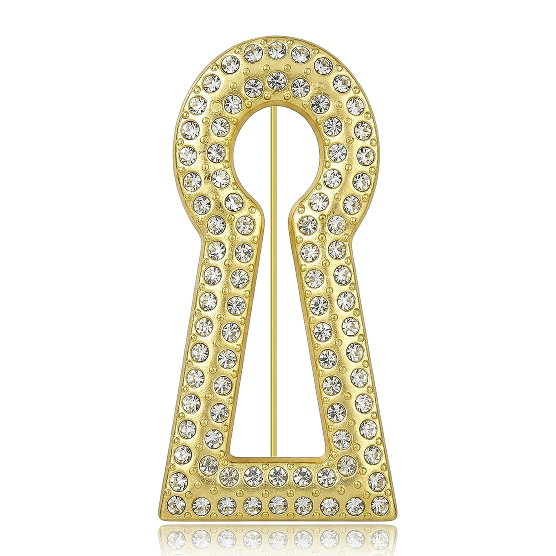 

Creative Geometric Brooches, Women's Neutral Retro Keyhole Pins, Party Office Daily Wear, Suit Jacket Collar Accessories