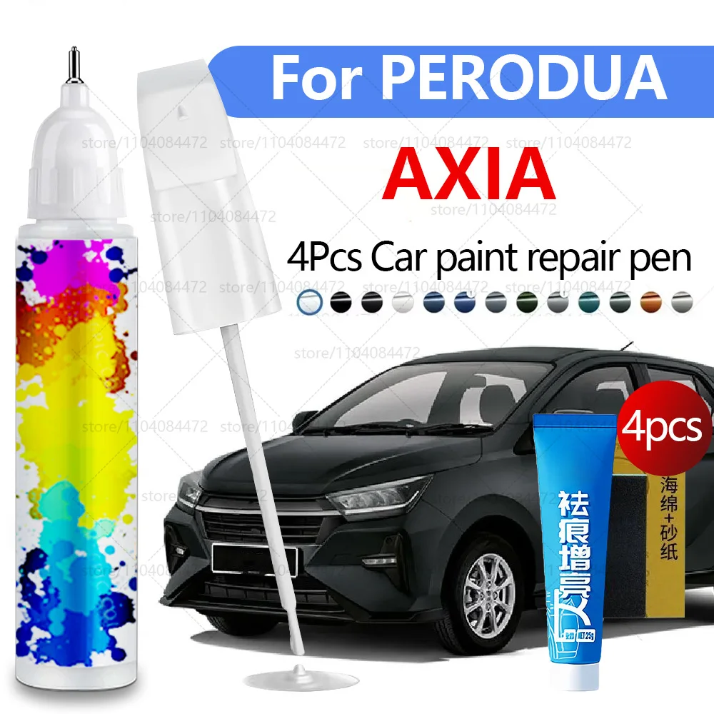 

Ручка для ремонта автомобильной краски для PERODUA AXIA 2014-2025 аксессуары для ремонта царапин краски 4 шт. синий B89 черный 209 серебристый S2 зеленый G53 красный