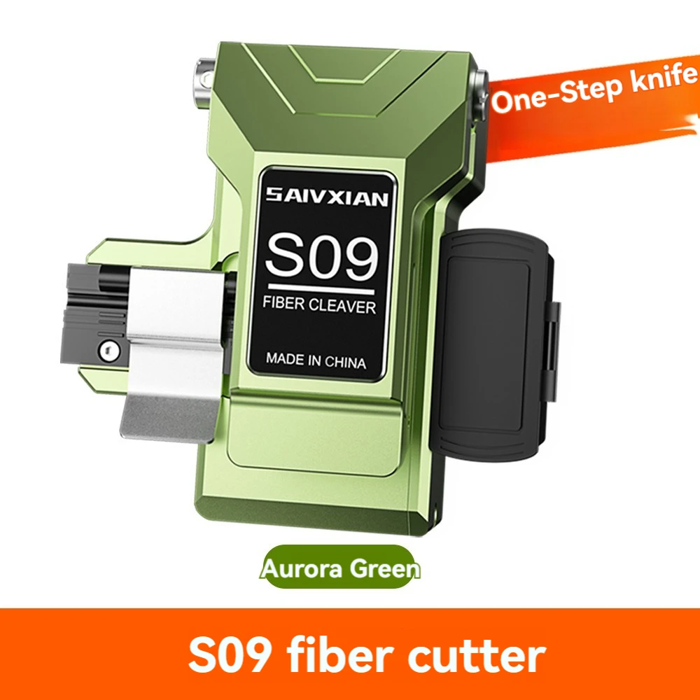 Een Stap Hoge Precisie Vezel Optisch Hakmes S09 Kabel Snijmes FTTT Glasvezel Mes Gereedschap Cutter Automatisch Snijden