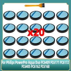 Filtro de espuma lavable para aspiradora, repuesto para Philips PowerPro Aqua Duo FC6409 FC6171 FC6172 FC6405 FC6162 FC6168, FC5007