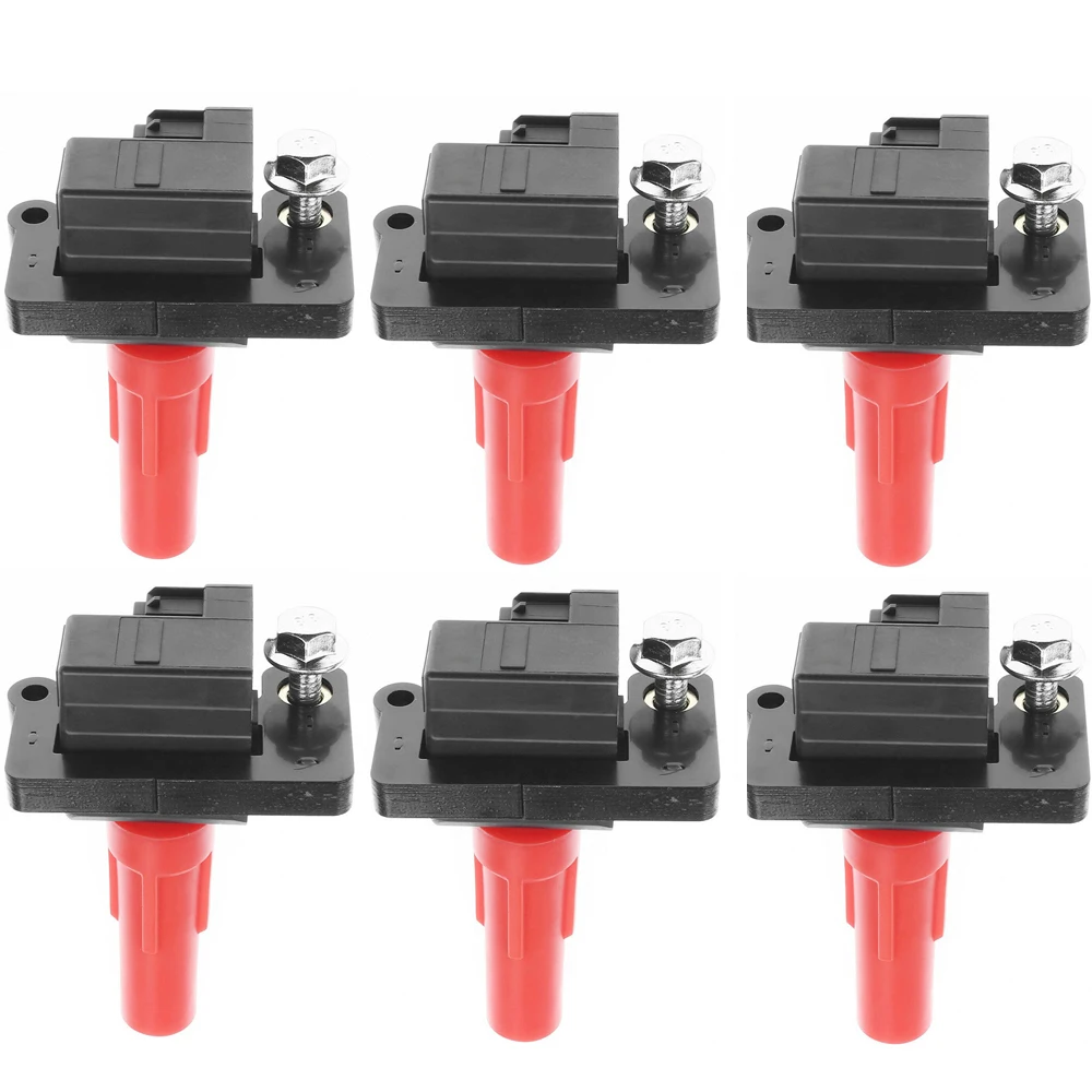 

UF-666 12 В 3-контактная красная катушка зажигания для бензина Subaru Outback H6 2010-2018 гг.