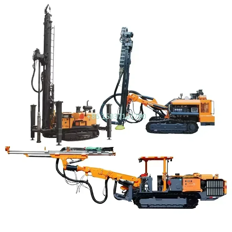 China DTH Drilling Rig Machine Blasting Pit Rock Drill Rig Slope Protection Down the Hole Drilling Rig Machine for South Africa