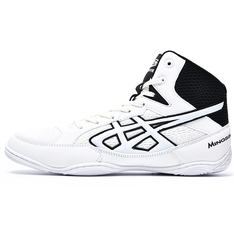 أحذية مصارعة فاخرة أحذية رياضية احترافية للملاكمة أحذية رياضية مريحة غير قابلة للانزلاق