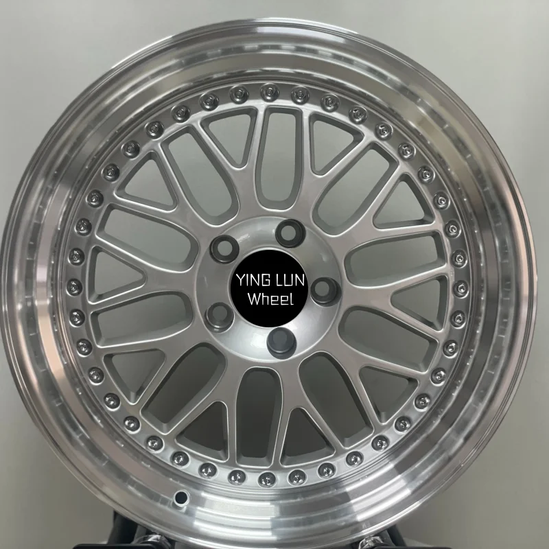 Deep dish 18*8.5 18*9.5 18*10.5 19*9.5 19*11 passenger car wheel 5x112 5x114.3 PCD rivet design rim racing modified wheel hub