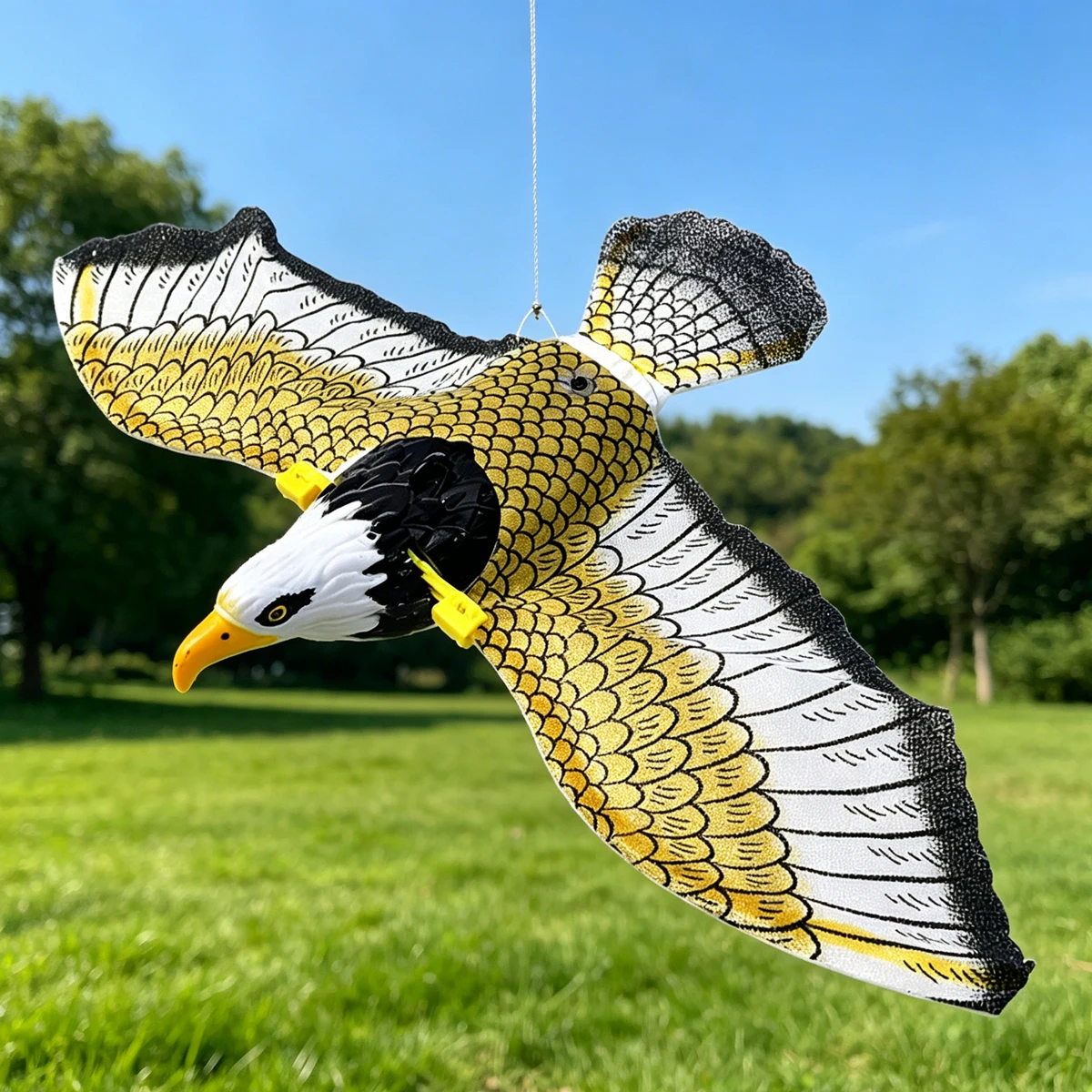 Fliegender Vogel Katzenspielzeug Vogelschreck Abwehr gegen Tauben Vogelscheuchen Gartenprodukte Anti-Vogel Balkone