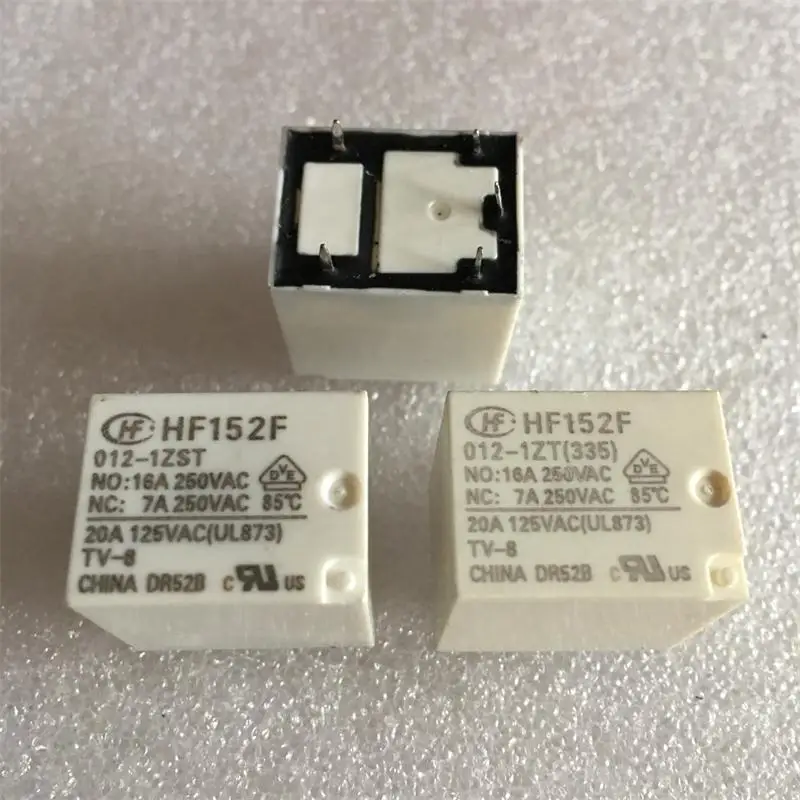 

100% New HF152F 012-1ZST (257) Relay 5 PIN 16A