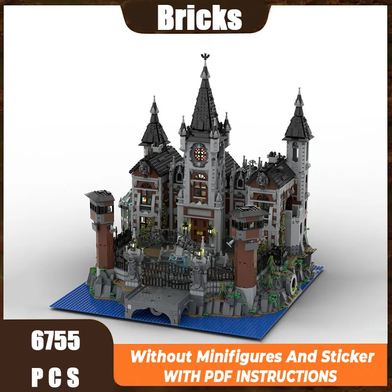 

New MOC Building Blocks Advanced Edition Arkham Modular Building Blocks Children's Toy Gift DIY Assembly Set