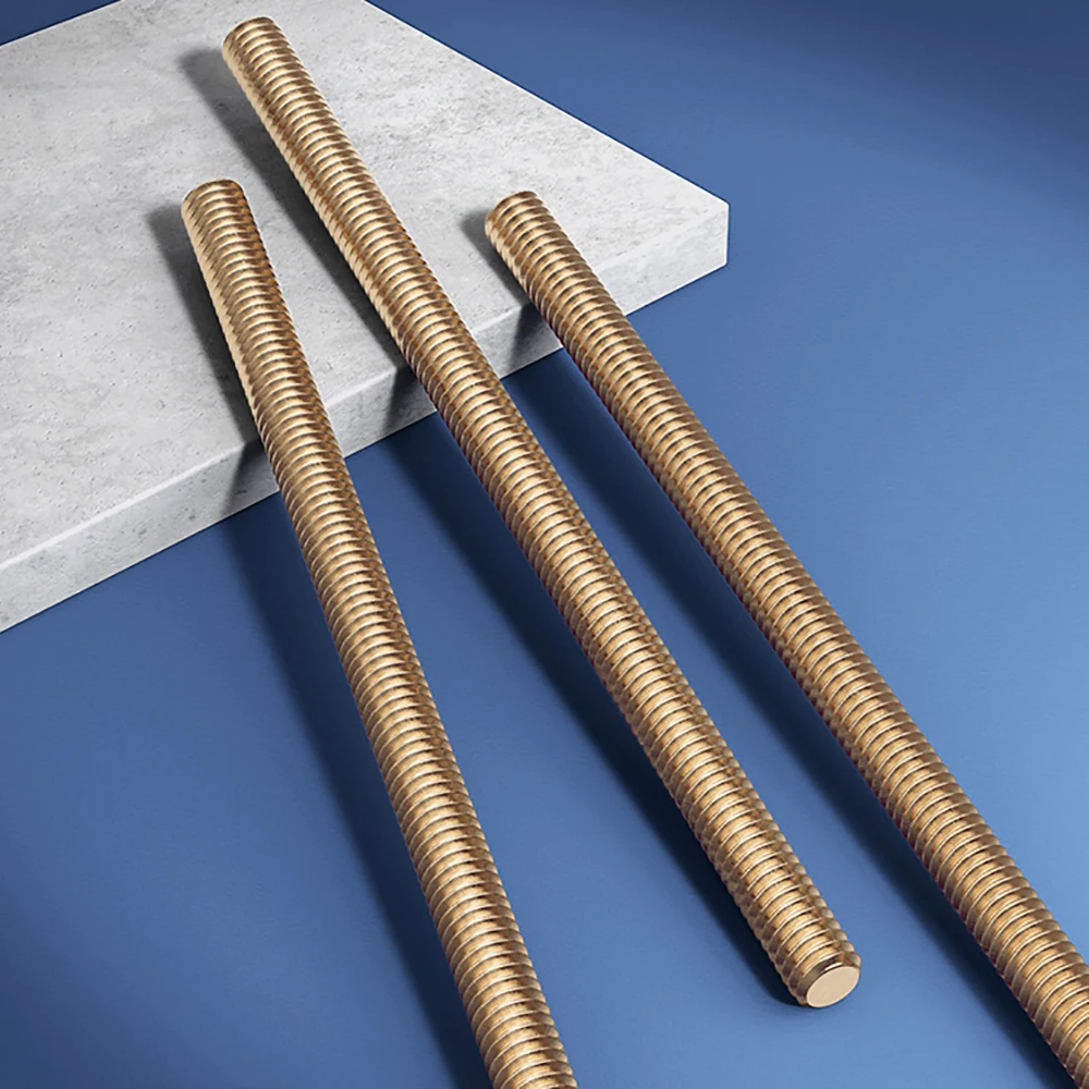 

Solid Brass Fully Threaded Rods M2 M2.5 M3 M4 M5 M6 M8 M10 M12 M14 M16 M18 M20