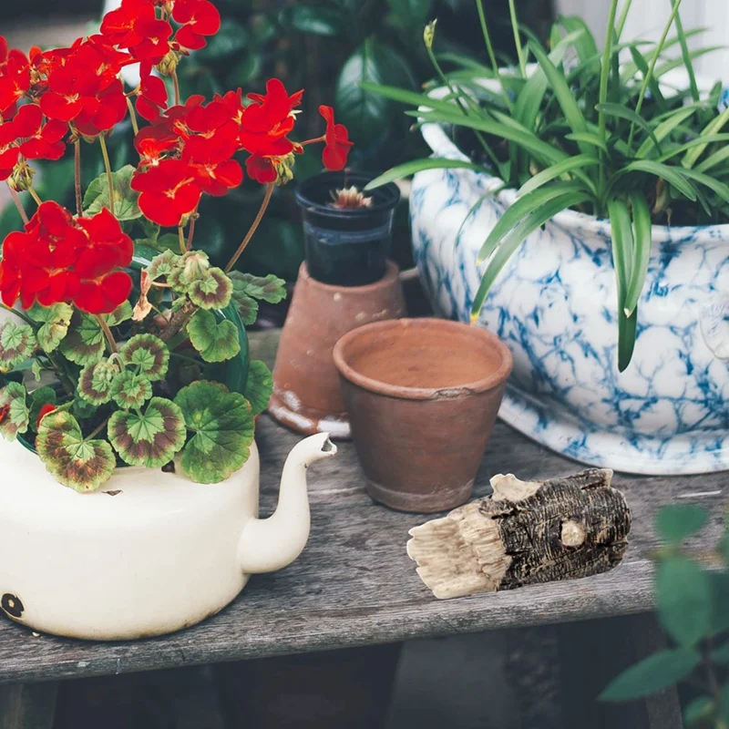 Cache-clés d'extérieur étanche en bois pourri, boîte de rangement sûre pour cour extérieure, jardin intensifie l'ornement durable