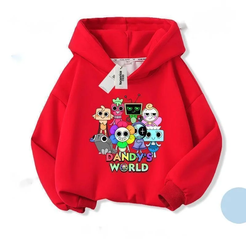 Dandy's World Hoodie Kids Dandys World Clothes Baby Girls Autumn Long Sleeve Sweatshirts Boys Casual Outerwear Children Clothing