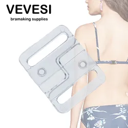 16mm Bra Clear Closure Plastic Buckles Back Hook & Clasp Fasteners Sew On Clothes Bra Swimwear Clip Hooks Sewing Supplies