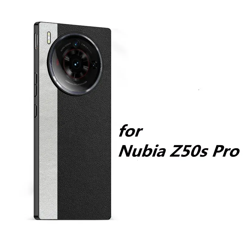 For Nubia Z50s Pro Case Shockproof PU Leather Business Back Cover For ZTE Nubia Z50 Ultra