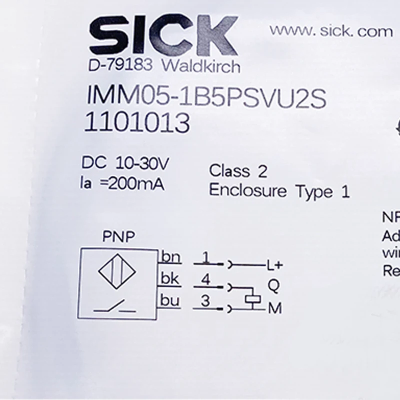 Original SICK With One Penalty Of Ten For Fake Imported IMM05-1B5PSVU2S Inductive Proximity Sensor Warranty